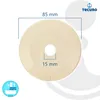 tecuro Scharnierrosette Ø 15 mm x Ø 85 mm x 8 mm - Produktbild-Vorschau 3