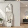 UnboxG Celoplošné zrkadlo, 160 x 50 cm, nepravidelné Náhľad obrázku produktu 4