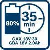 Bosch 1600A011A9 Bosch GAX 18V-30 UNI Ladegerät Anteprima dell’immagine prodotto 8