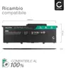 CELLONIC 1x Batteria per PC portatile Compatibile con Anteprima dell’immagine prodotto 3