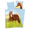 Herding Flanell Bettwäsche mit Pferd 135 x 200 cm 80 x 80 Produktbild-Vorschau 3