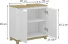 Toaletní skříňka pro umyvadlo Vicco Livia Bílá 60 x 60 cm Náhled obrázku produktu 2