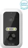 A white and black outdoor security camera with a lens, lights, and a button. Text overlays indicate it is an outdoor camera with LED light. Náhľad obrázku produktu