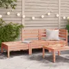 vidaXL Gartensofa 3-Sitzer Massivholz Douglasie Produktbild-Vorschau 2