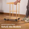 H&S 4x 50mm Möbelrollen - Rollen Möbel Lenkrolle mit M10 Produktbild-Vorschau 6