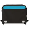 vidaXL Rimorchio per biciclette nero e blu 45 kg di ferro Anteprima dell’immagine prodotto 5