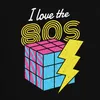 I love the 80s 80s retro neon eighties magic cube flash pop Anteprima dell’immagine prodotto 6