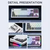 Collage of keyboard details and features. Produktbild-Vorschau