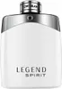 A close-up studio shot of a Mont Blanc Legend Spirit Eau de Toilette bottle. Podgląd zdjęcia produktu