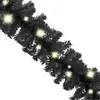 vidaXL Ghirlanda di Natale con LED 20 m nero - Luci di Anteprima dell’immagine prodotto 4