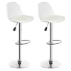 2er set Barhocker Kunstleder höhenverstellbar 55-75cm, Produktbild-Vorschau 4