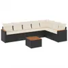The Living Store 8-tlg. Garten-Sofagarnitur mit Kissen Produktbild-Vorschau 3