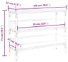 vidaXL Konsolentisch Sonoma-Eiche 100x32x75 cm Produktbild-Vorschau 7