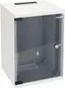 10 Zoll Serverschrank mit 9 Höheneinheiten von HMF mit 300 mm Tiefe in Lichtgrau Produktbild-Vorschau