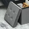 HOMCOM Sitzhocker mit Stauraum Sitzwürfel Hocker mit Produktbild-Vorschau 9