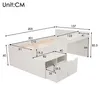 Flieks Kinderbett Hochbett 90x200cm mit Schreibtisch, Produktbild-Vorschau 7