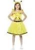 A young girl is posing in a Pikachu costume. Anteprima dell’immagine prodotto