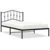 vidaXL Struttura letto con testiera in metallo nero 107x203 Anteprima dell’immagine prodotto 11