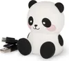 A cute panda-shaped Bluetooth speaker with a USB cable attached. Produktbild-Vorschau