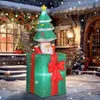 Outsunny Aufblasbar Beweglich Weihnachtsmann aus Produktbild-Vorschau 2