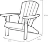 Keter Loungeset Troy Adirondack 3-teilig bestehend aus 2 Produktbild-Vorschau 7