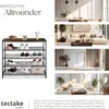 tectake® Schuhregal Sheffield 100 x 30,5 x 93 cm Produktbild-Vorschau 6
