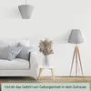 Wogati® Premium Lampenschirm E14/E27 Baumwolle |Grau / Produktbild-Vorschau 2