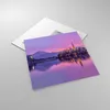 Bilder auf glas - Landschaft Berg See Kirche - 50x50cm - Produktbild-Vorschau 2