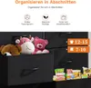 Schubkastenkommode Kommode Stoff 8 Schubladen Sideboard Produktbild-Vorschau 10