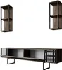 Skye Decor, Linea Chrome - Noce, Nero, Mobili TV, noce, 180 Anteprima dell’immagine prodotto 8