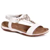 topschuhe24 3157 Damen Riemchen Sandalen Glitzer, Produktbild-Vorschau 2