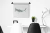MuchoWow® Wandteppich Wandbehang Hai - Fisch - Grau - Produktbild-Vorschau 3