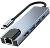 Tech-Protect V3-Hub-Adapter 5In1 Grau Produktbild-Vorschau 5