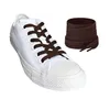 Flache Schnürsenkel für Sneaker und Freizeitschuhe in Braun Dunkel - Länge: 140 cm Produktbild-Vorschau