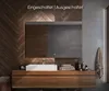Badspiegel 200x90 cm - Horizontal mit LED Beleuchtung - LED Produktbild-Vorschau 3