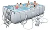 Power Steel Rectangular Frame Pool-Set, 404cm x 201cm x Produktbild-Vorschau 4