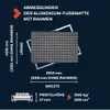 POLENTEX aluminium deurmat met frame, 60x40 cm, versterkt, Productafbeelding-voorbeeld 3