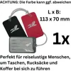 Gepäckanhänger Kofferanhänger Kofferschild Namensschild Produktbild-Vorschau 2