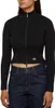 DICKIES - Dámský krátký žebrovaný svetr East Helena se Náhled obrázku produktu 1