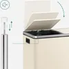 SONGMICS Mülleimer Mülltrennsystem, mit 2 Fächern, 2 x 30 Produktbild-Vorschau 3