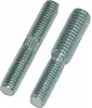Two metal threaded studs on a white background. Produktbild-Vorschau