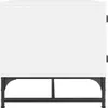 The Living Store Couchtisch mit Glastüren Weiß 68,5x50x50 Produktbild-Vorschau 7