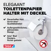 tesa Elegaant Toilettenrollenhalter inkl. Kleber + Deckel Produktbild-Vorschau 2