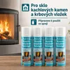 Čistič krbových skel, 4 x 300 ml sprej na čištění krbových Náhled obrázku produktu 5