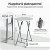 CASARIA® Stehtisch 2er Set Klappbar Höhe 110cm Ø60cm Produktbild-Vorschau 2