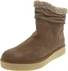 A single brown boot with fur trim is shown against a white background. Produktbild-Vorschau