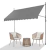 ALIGHTUP Marquise de balcon 300x120x(200-300) cm Marquise Voir les images du produit 11