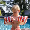 Swim Essentials Schwimmflügel Wal Motiv rot-weiß 0-2 Jahre Produktbild-Vorschau 3