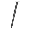 A single black metal furniture leg is shown against a white background. Produktbild-Vorschau