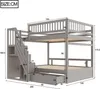 Sweiko Lit superposé en bois massif 140x200cm, Avec Voir les images du produit 10